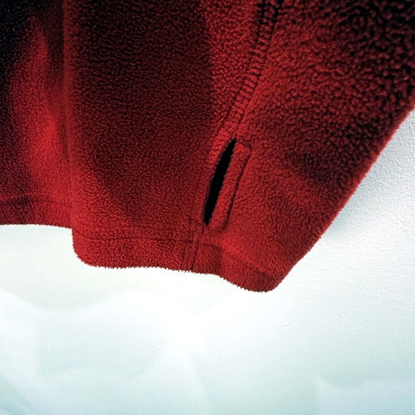 Macpac Mens Red Fleece Pullover Sweatshirt - Activewear Size M