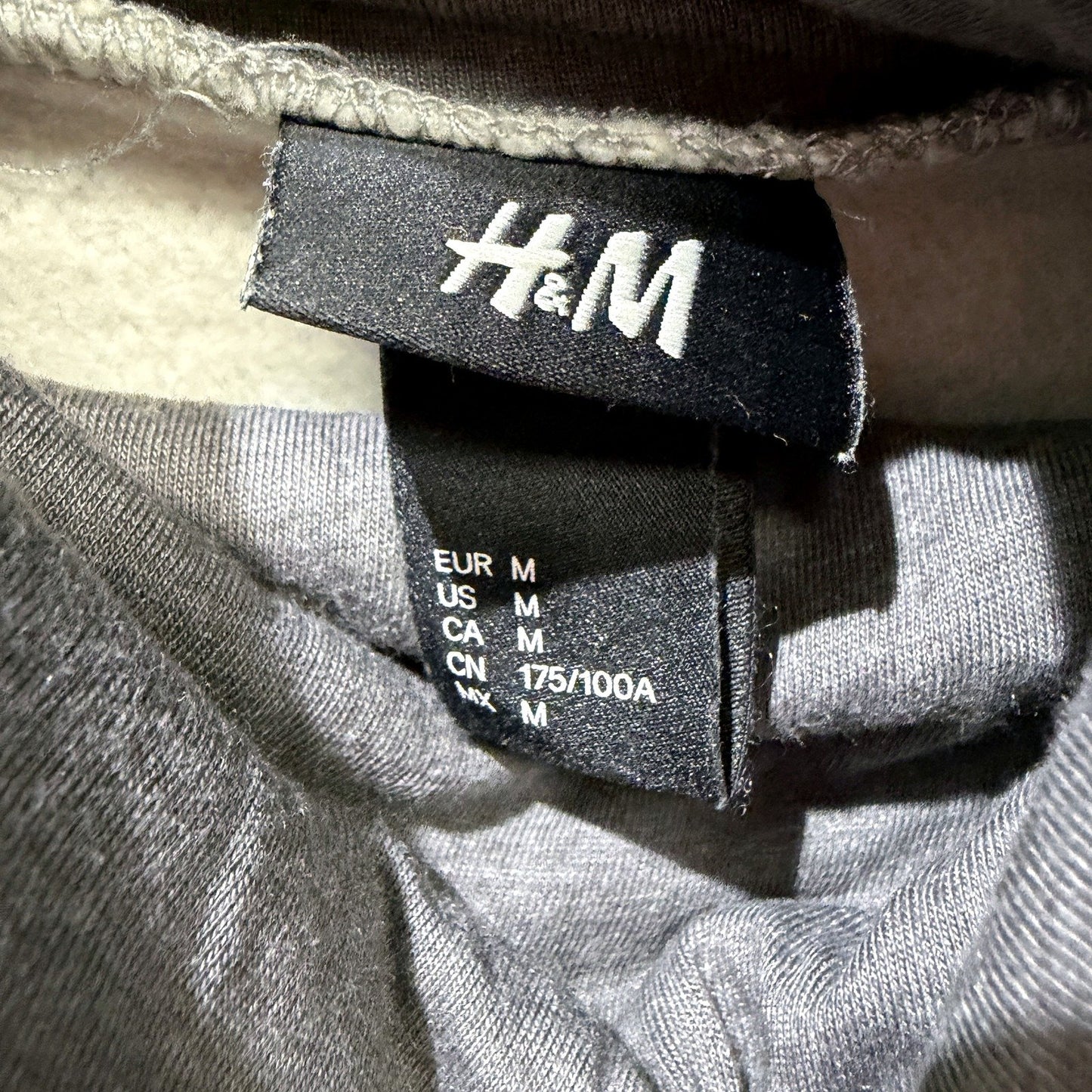 H&M Womens Gray Pullover Sweatshirt Comfortable Casual Relaxed Fit Size M