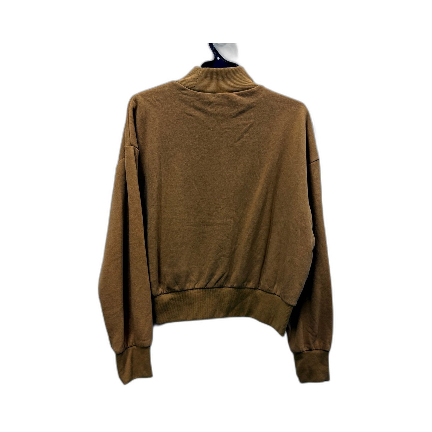 H&M Womens Brown Pullover Sweatshirt - Casual & Comfortable Fit, Size M