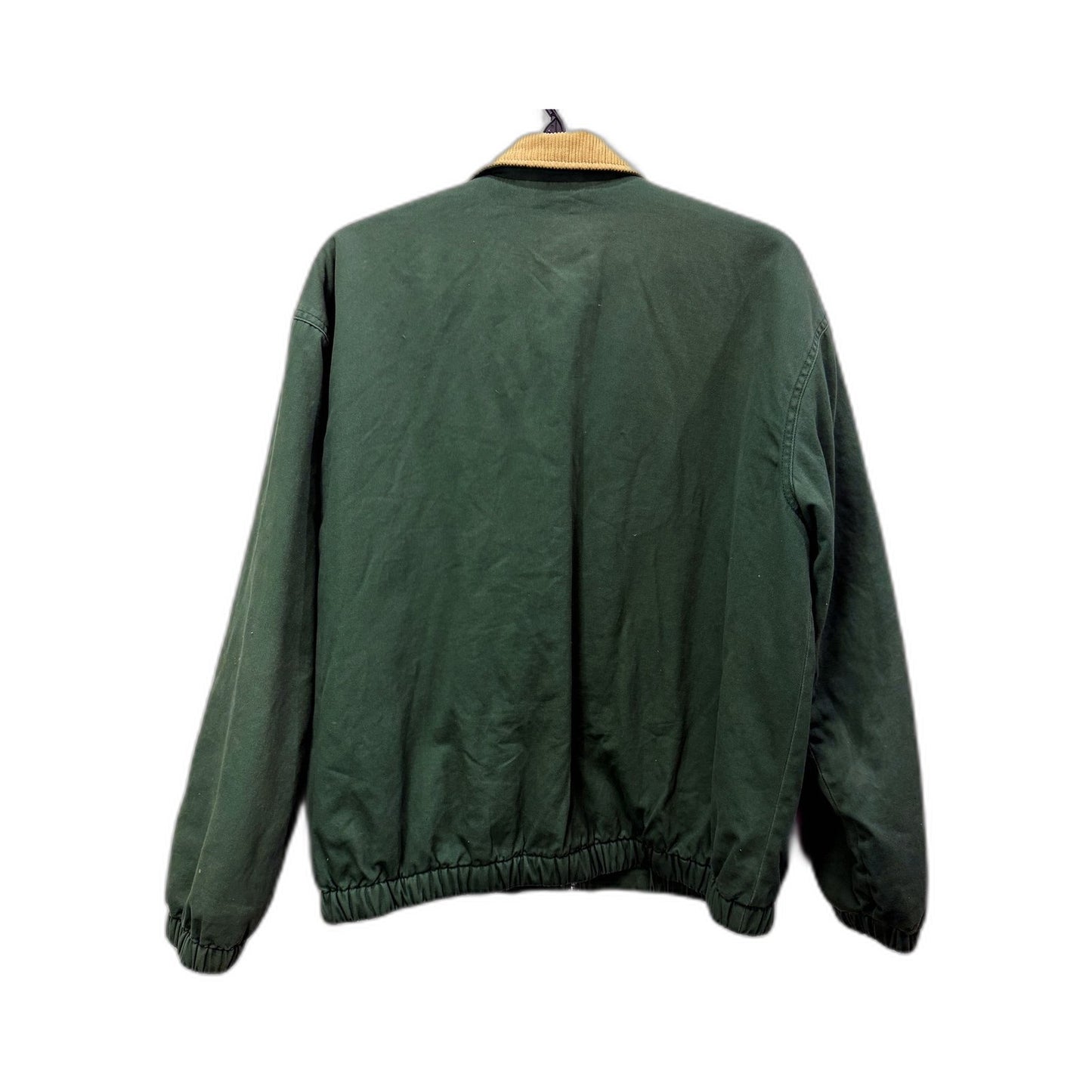 Spencer Project Mens Green Cotton Bomber Jacket Size M