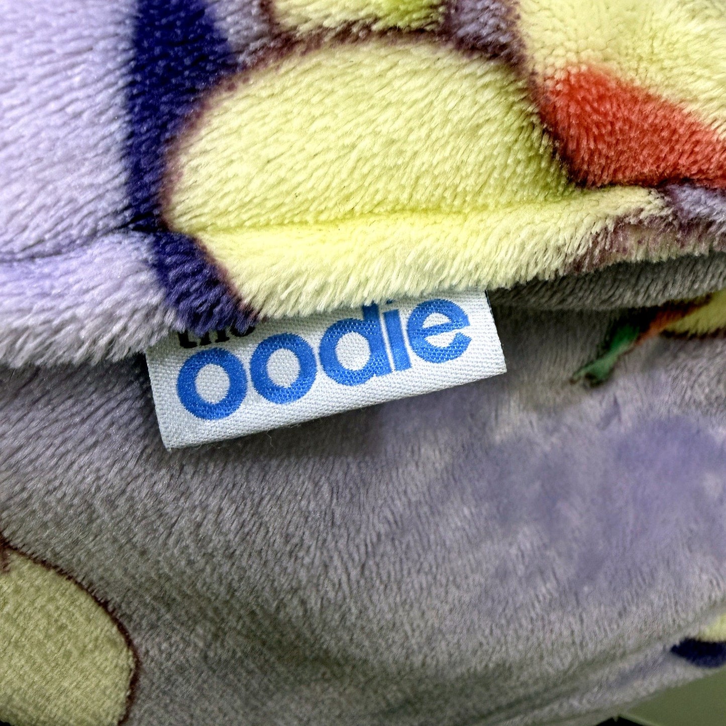 Oodie Unisex Hooded Fleece Robe Bunny Print Oversized One Size Fits All/XL