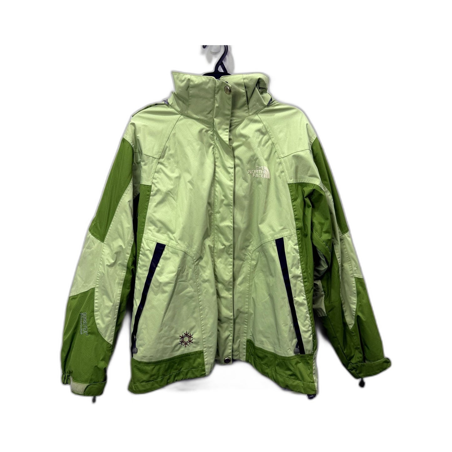 The North Face Womens Summit Series Hooded Jacket Waterproof Green Size L