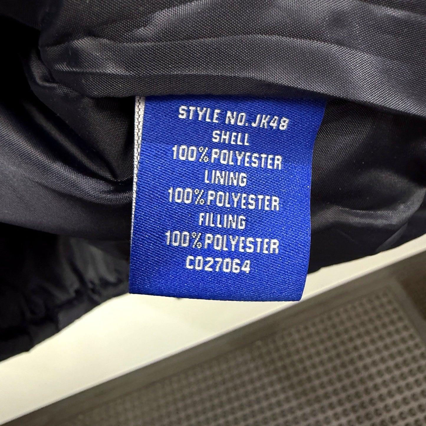 Tradelink Mens Puffer Jacket Navy Blue Quilted Winter Coat Size 2XL NEW