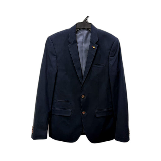 Politix Mens Slim Fit Navy Blue Suit Jacket for Small Size NEW