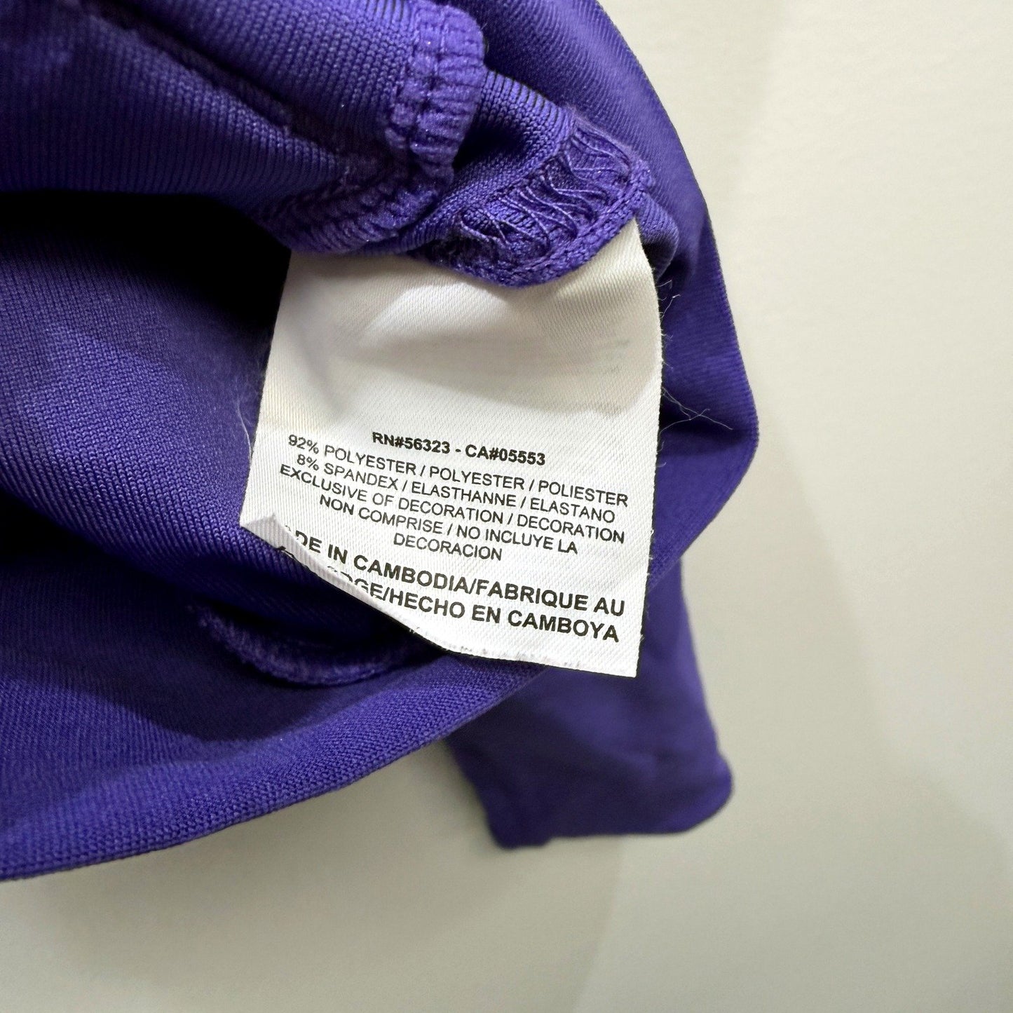Nike Womens Purple Lightweight Zip-Up Sweatshirt Pullover XS Size