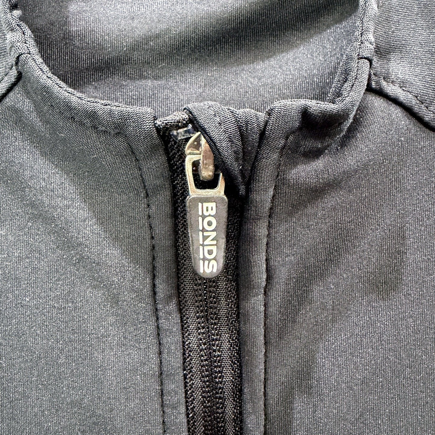 Bonds Womens Activewear Sweatshirt Jacket in Black Polyester for Athleisure