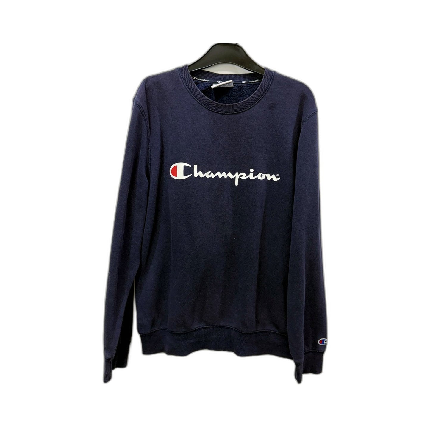Champion Mens Navy Blue Pullover Sweatshirt in Size M