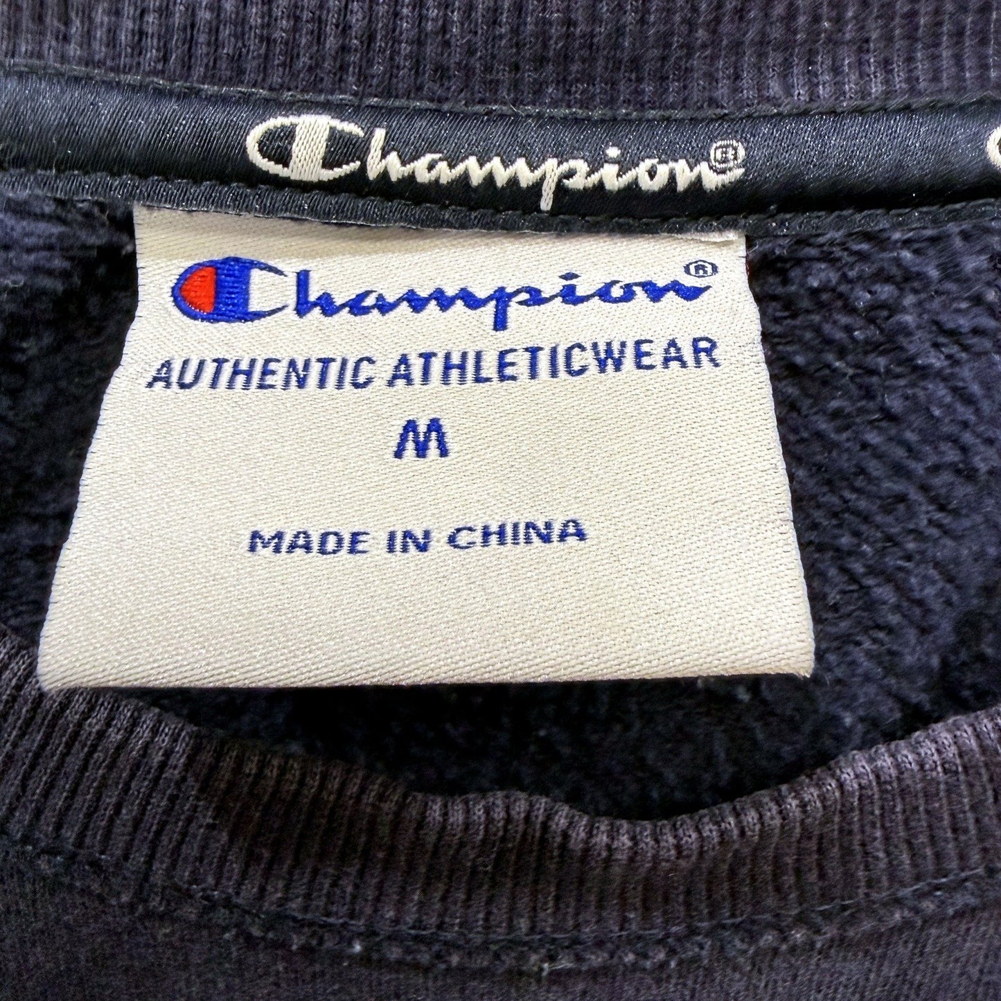 Champion Mens Navy Blue Pullover Sweatshirt in Size M
