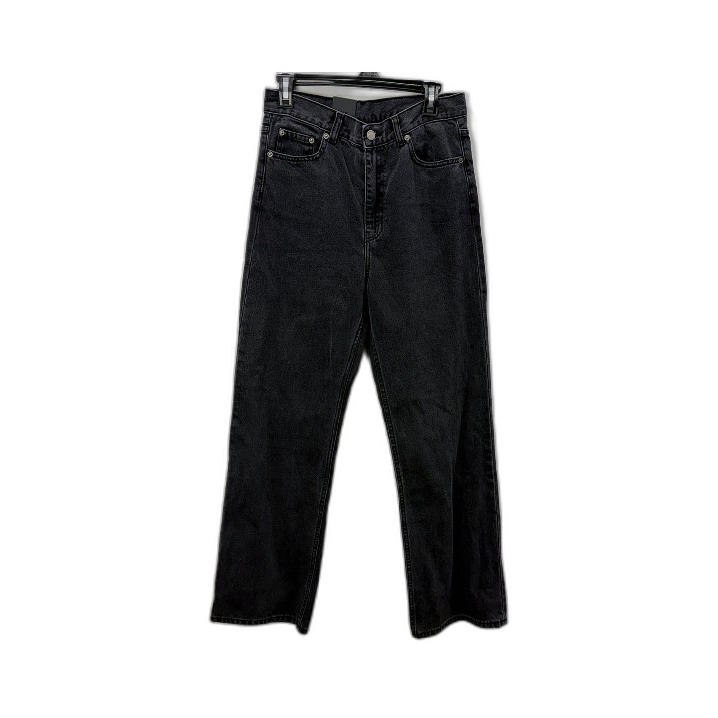 DR. DENIM Womens Echo Straight Leg Jeans in Concrete Black, Size 24/32 NEW
