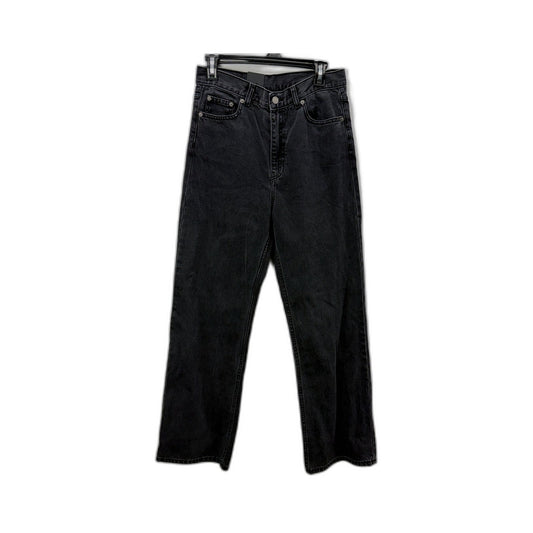 DR. DENIM Womens Echo Straight Leg Jeans in Concrete Black, Size 24/32 NEW
