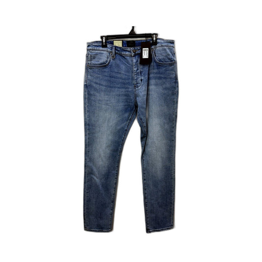 Neuw Mens Ray Tapered Supersonic Slim Fit Light Blue Jeans Size 36:34 NEW