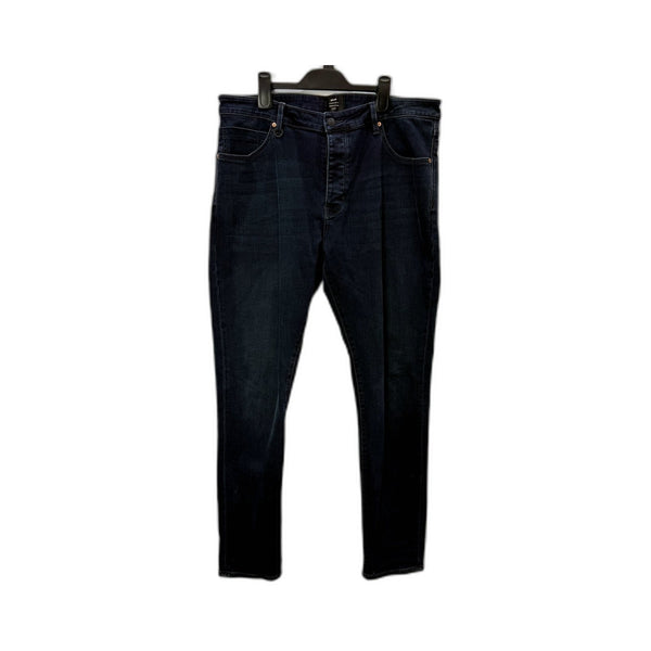 Neuw Mens Ray Tapered Skinny Jeans in Dark Blue Denim, Size 36:34 NEW