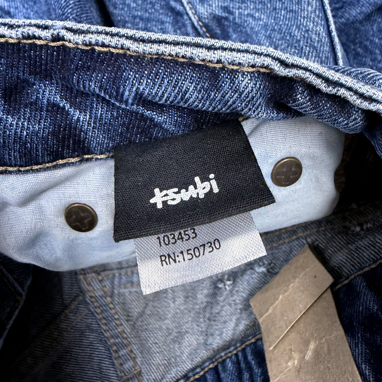 Ksubi Womens Brooklyn Jean Runaway Dark Blue Denim Regular Jeans Size 29 NEW