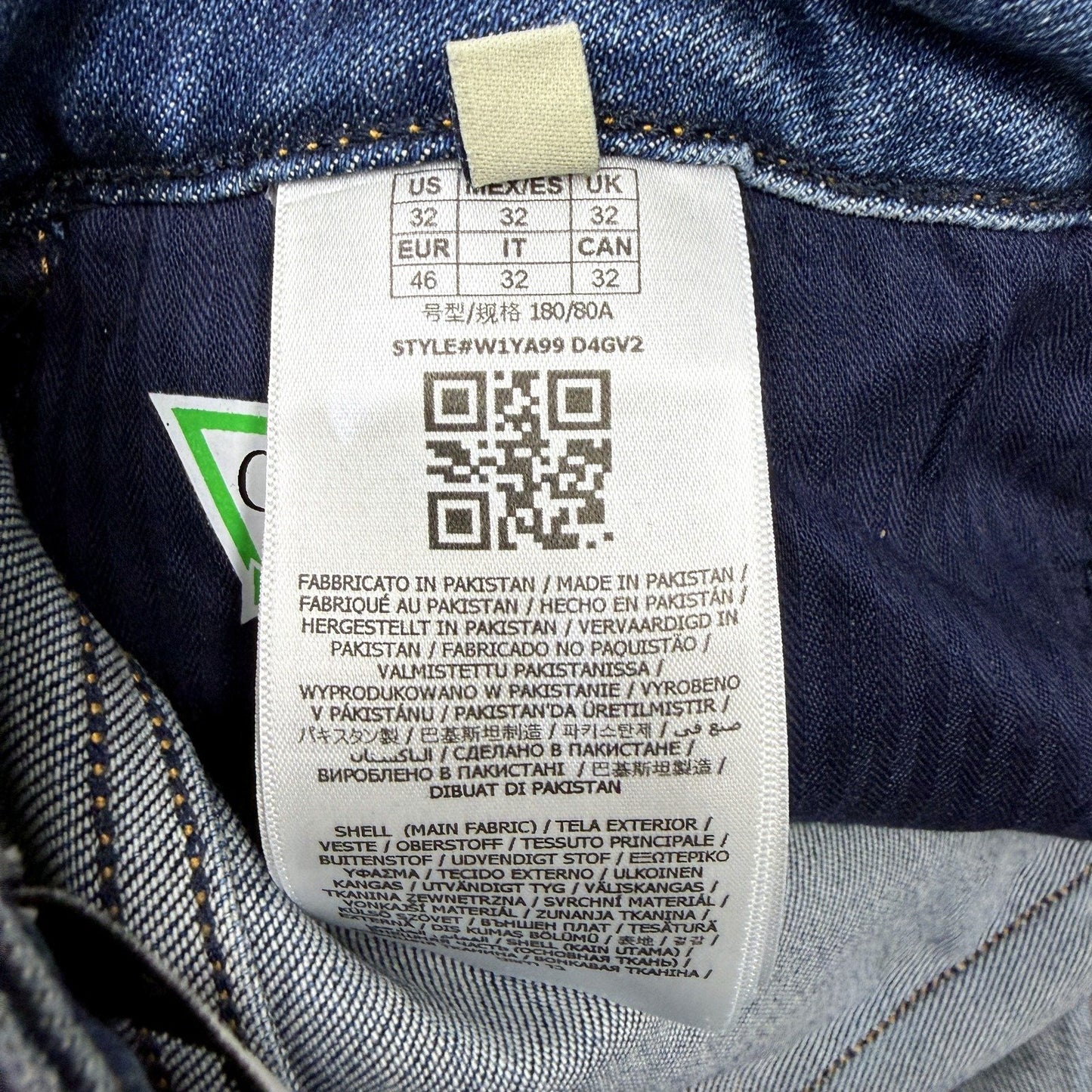Guess Womens Annette Skinny Mid Jeans in Dark Blue, Size 32 NEW