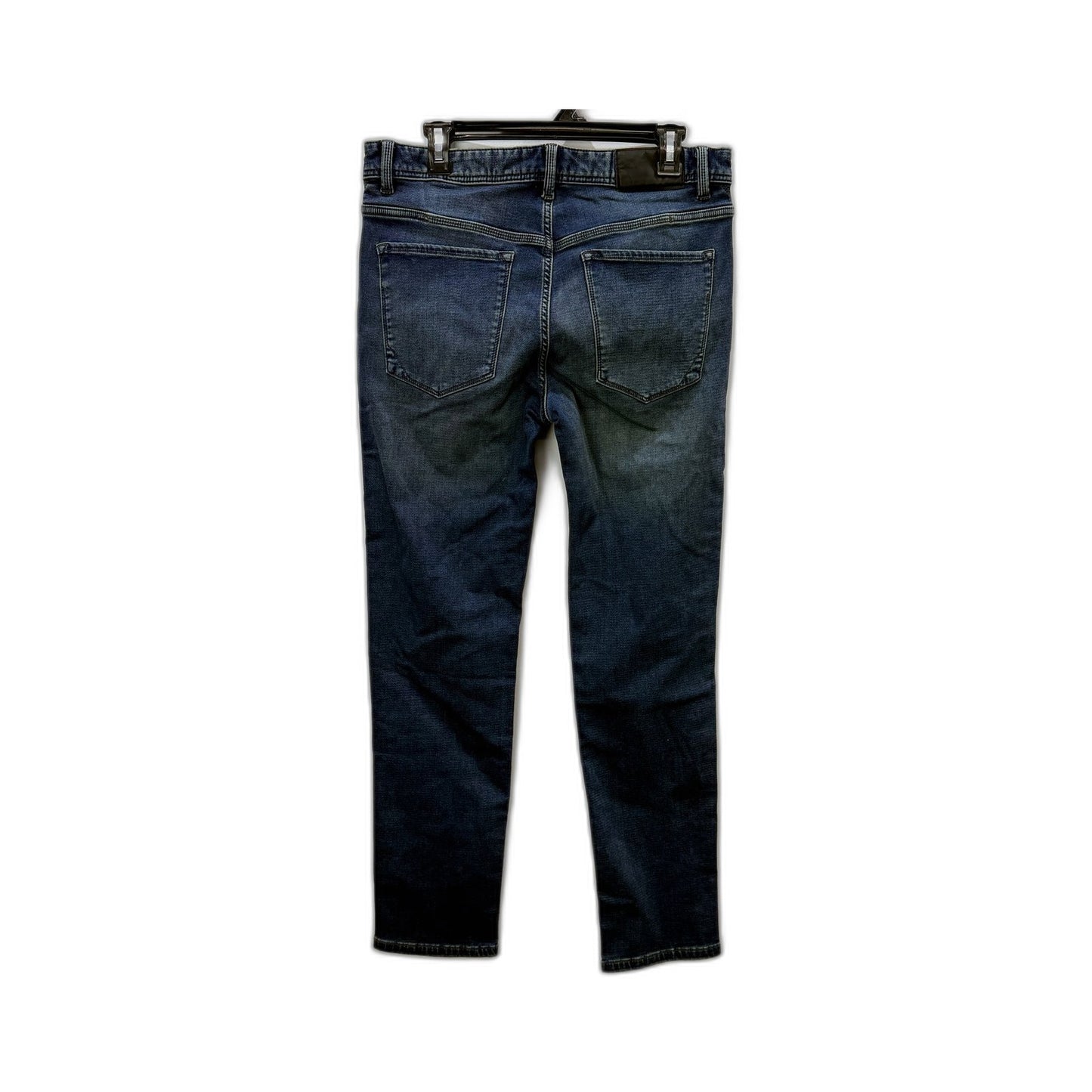 Just Jeans Mens Tapered Leg Dark Blue Denim 32W 32L NEW
