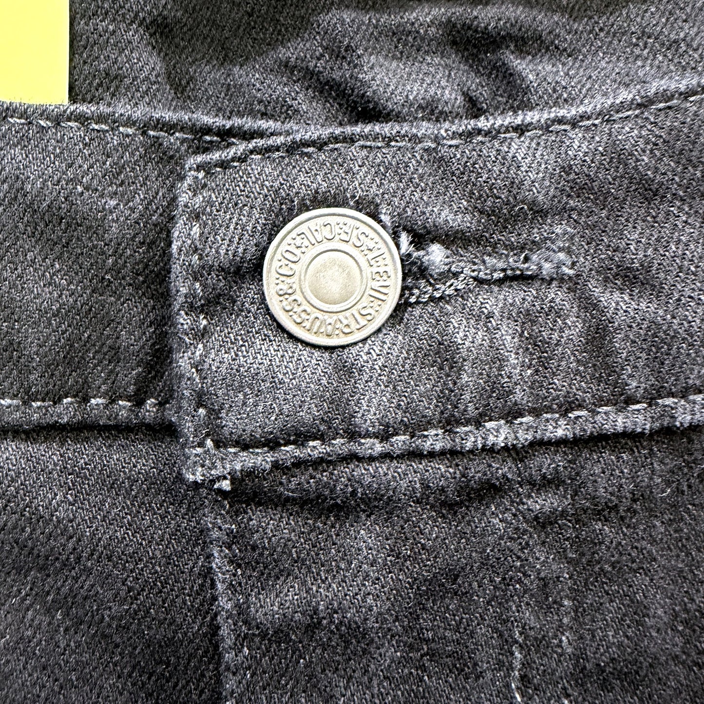 Levi's Mens 514 Straight Fit Black Cotton Stretch Jeans Size 42 x 30 NEW