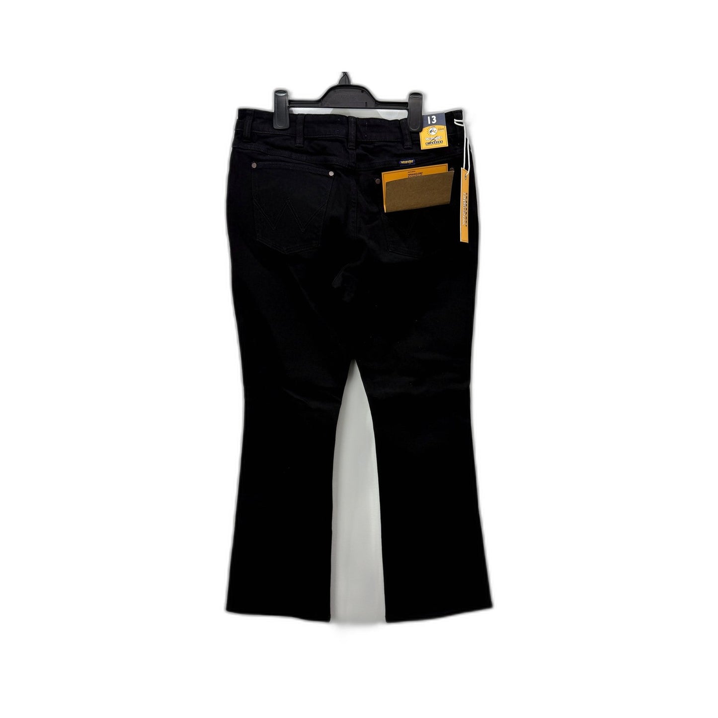 Wrangler Womens Mid Waist Bootcut Jeans in Black, Size R 13 Size R, 13 NEW