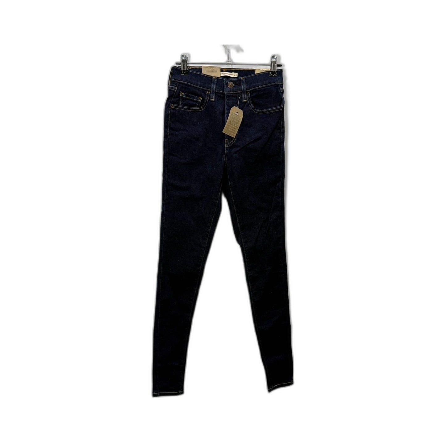 Levi's Womens 720 High-Rise Super Skinny Jeans Dark Indigo Size 24 x 30 NEW