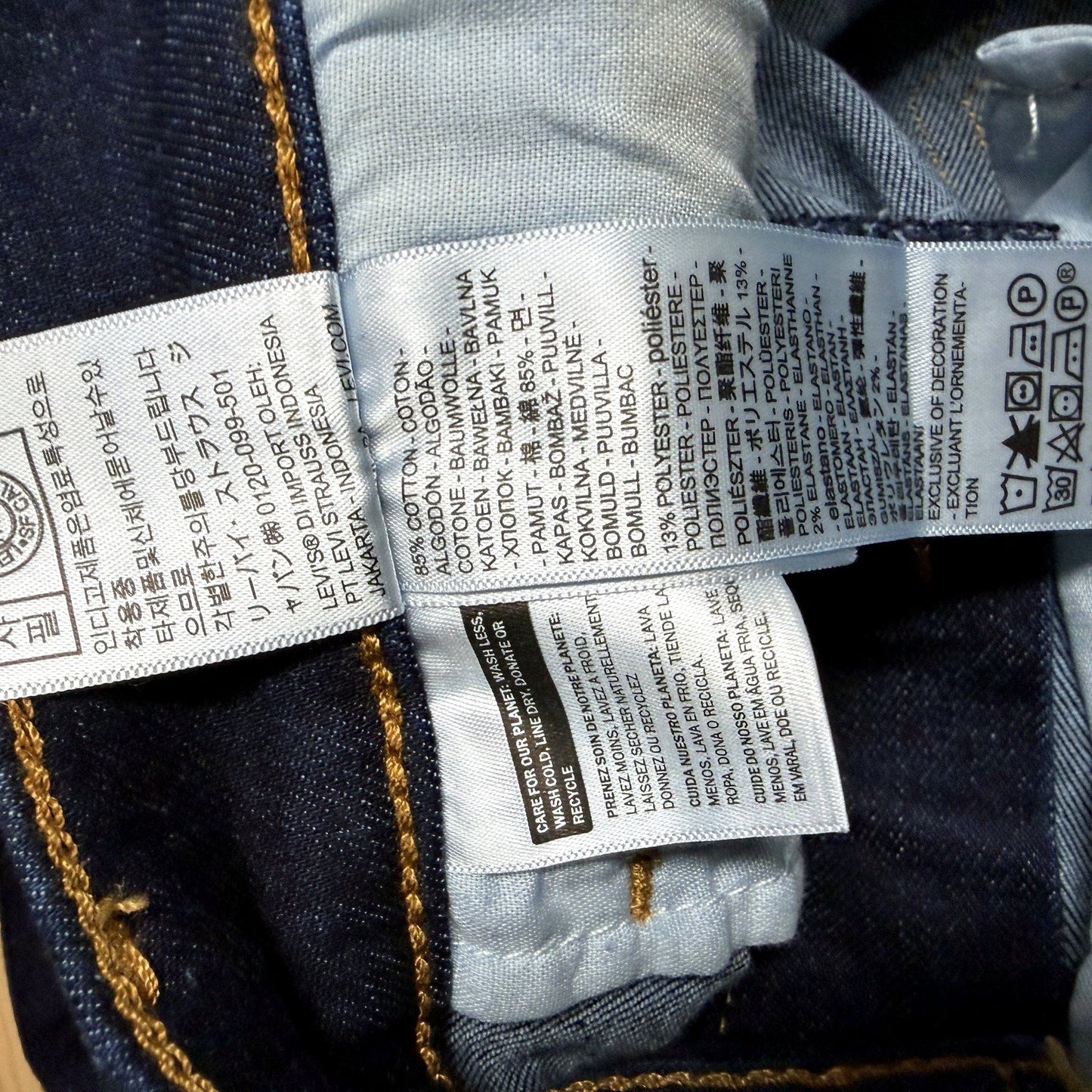 Levi's Womens 720 High-Rise Super Skinny Jeans Dark Indigo Size 24 x 30 NEW