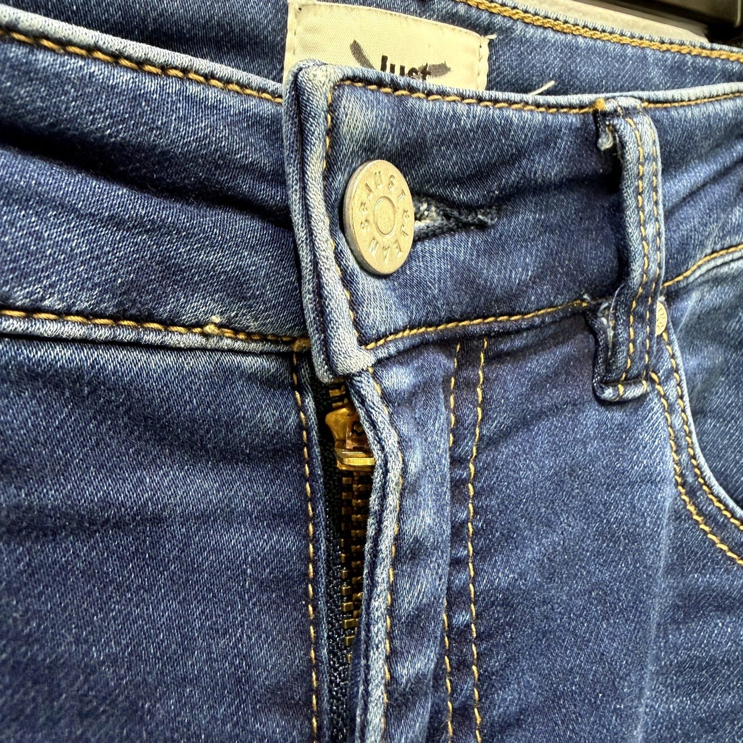 Just Jeans Womens Skinny Dark Blue Denim Size 12 NEW