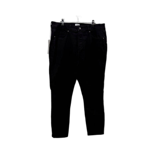 Just Jeans Womens Skinny High Rise Ankle Length Black Size 18 NEW