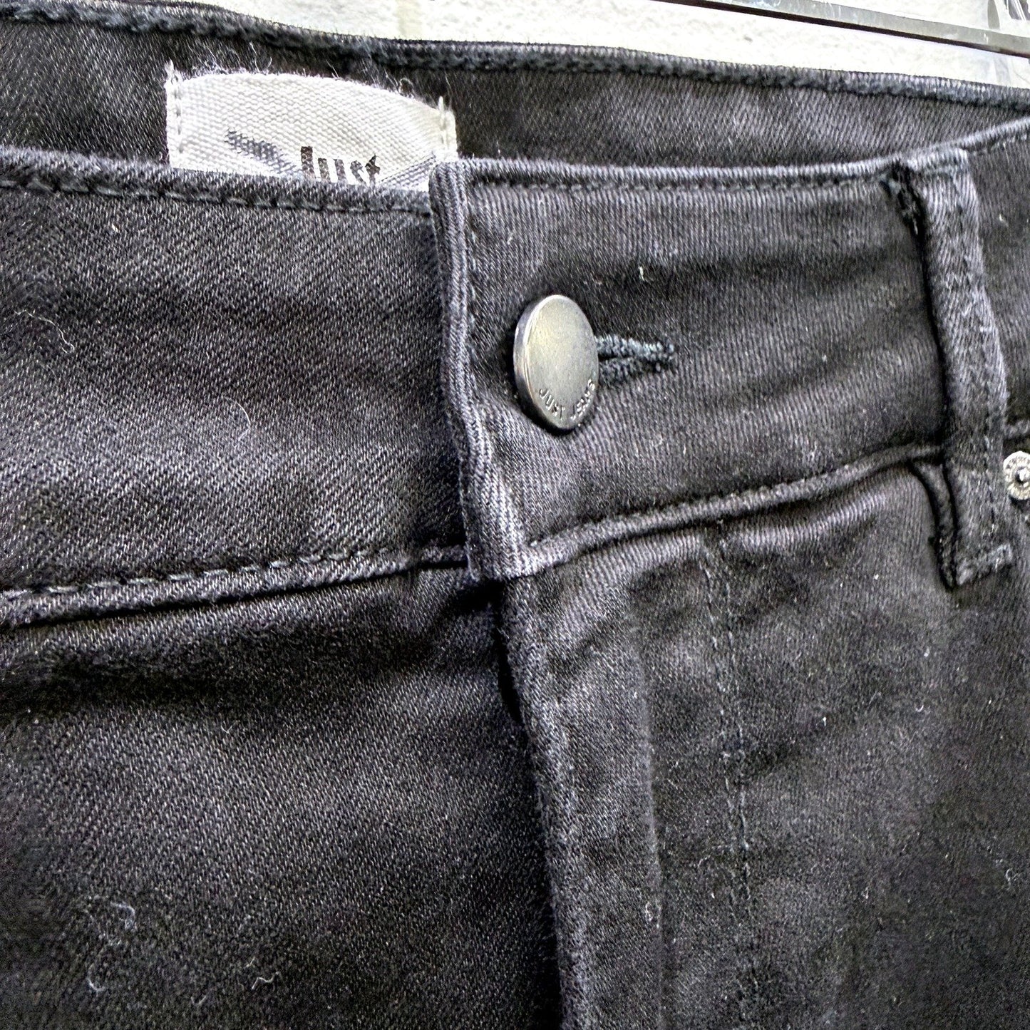 Just Jeans Womens Skinny High Rise Ankle Length Black Size 18 NEW