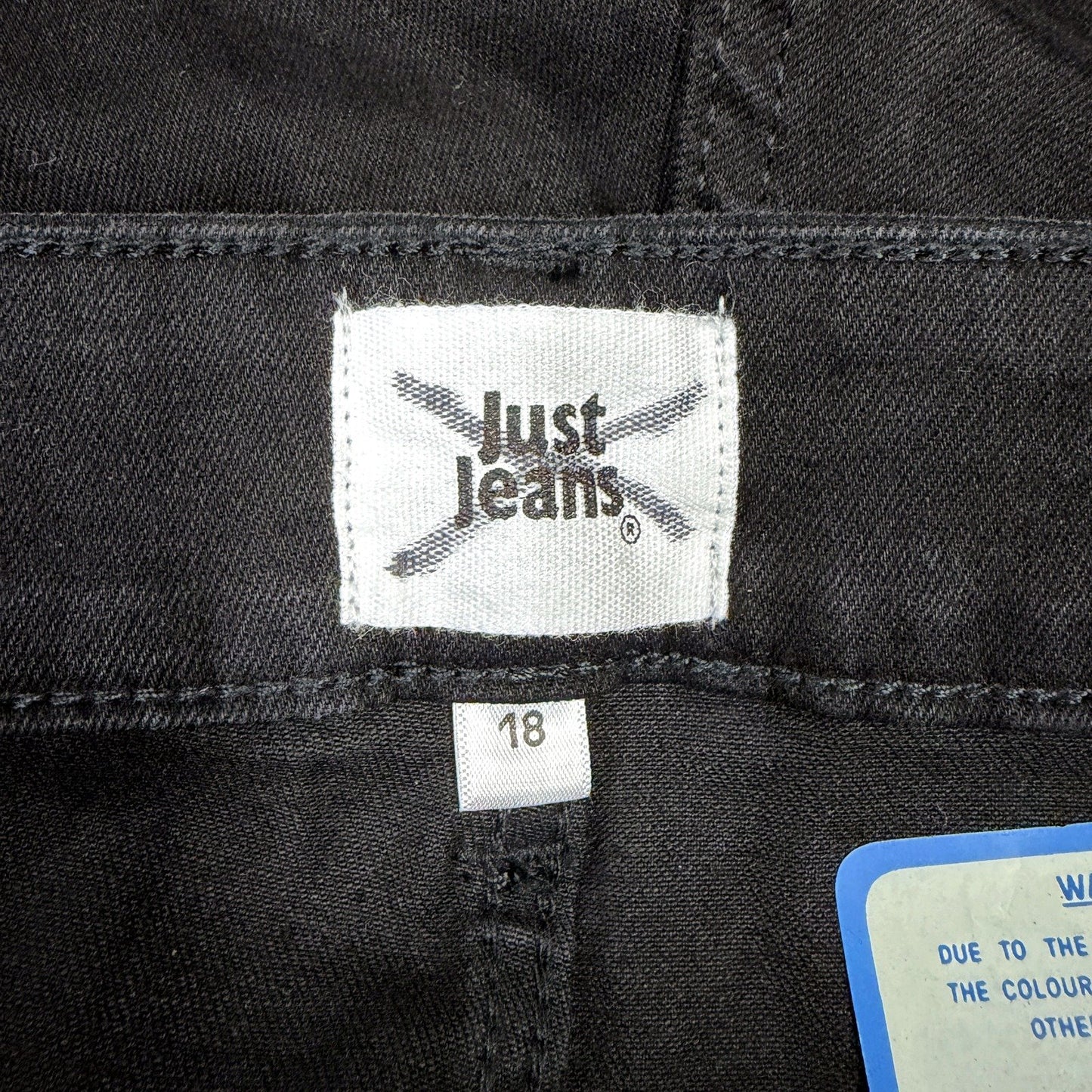 Just Jeans Womens Skinny High Rise Ankle Length Black Size 18 NEW