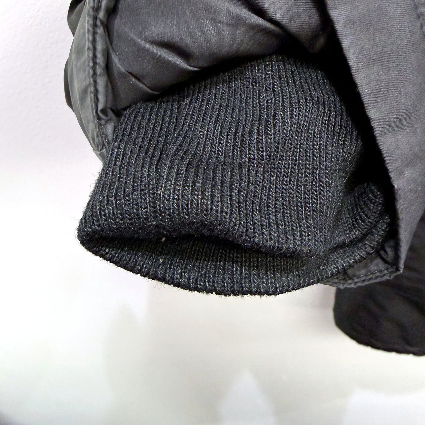 Jacqui.e Womens Black Nylon Hooded Parka Jacket with Zip Pockets Size S