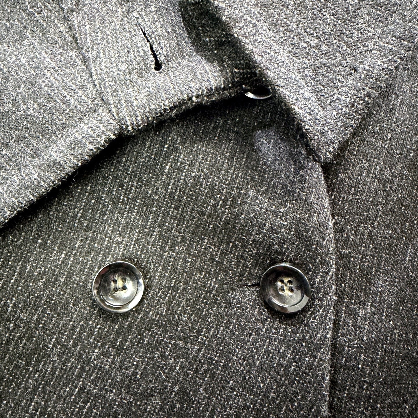 Cue Womens Dark Grey Wool Blend Peacoat - Stylish Outerwear Size 10