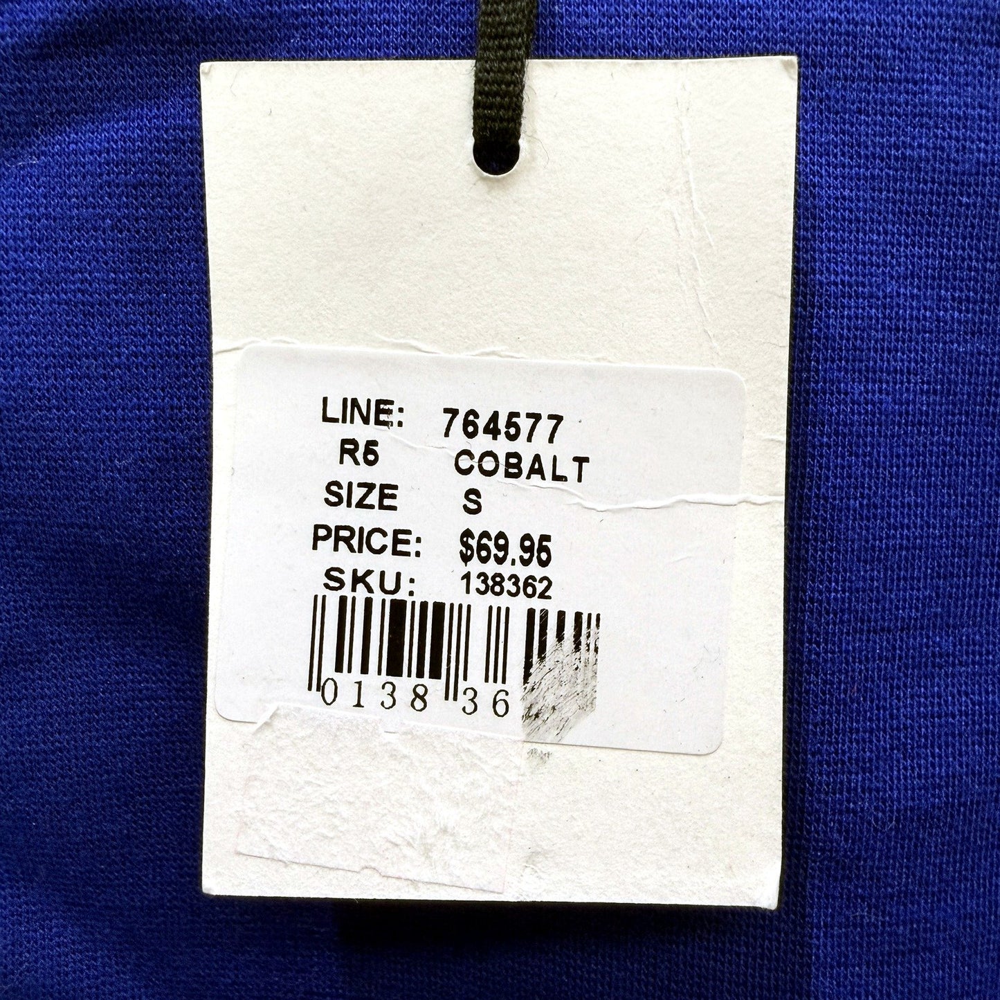 Portmans Womens Zipper Cropped Cobalt Blue Moto Jacket Size S NEW