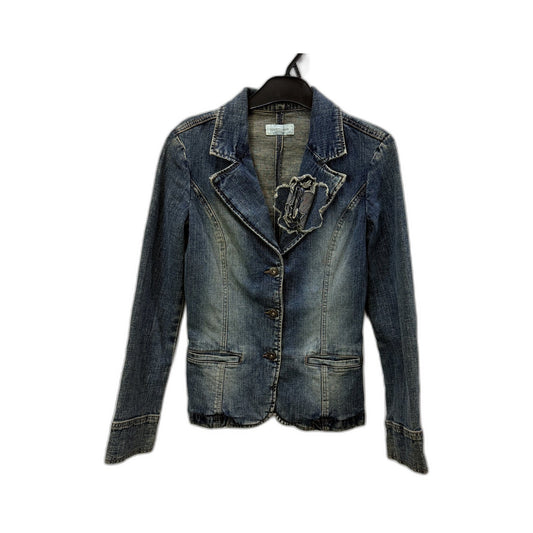 Portmans Womens Denim Jacket - Casual Blue Outerwear for Size 6
