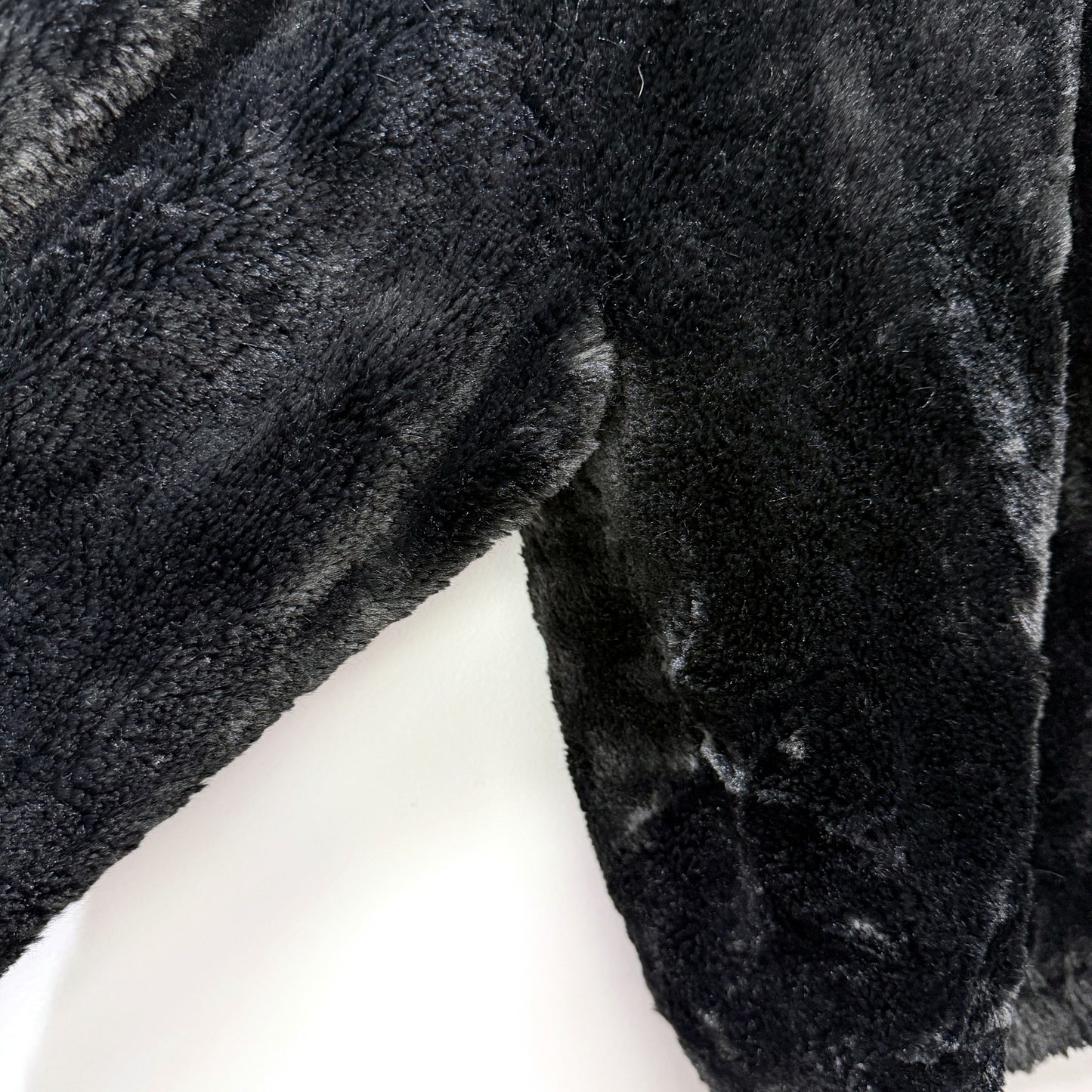 Primark Womens Faux Fur Jacket - Warm & Cozy Black Coat in XL Size