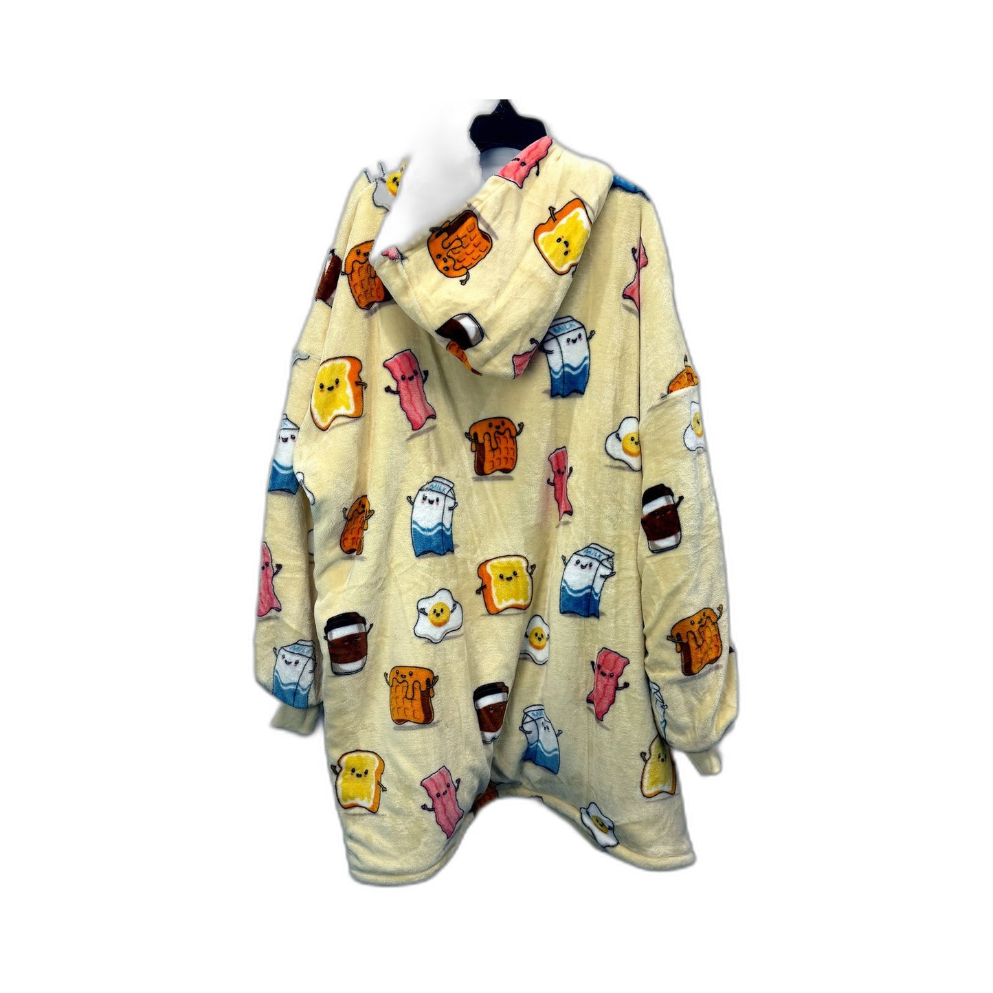 The Oodie Unisex Oversized Pullover Hoodie Cozy Fleece Cartoon Food One NEW