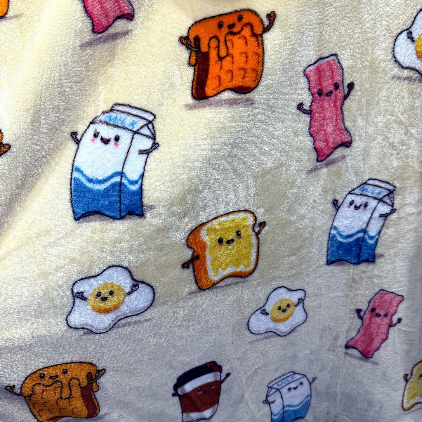 The Oodie Unisex Oversized Pullover Hoodie Cozy Fleece Cartoon Food One NEW