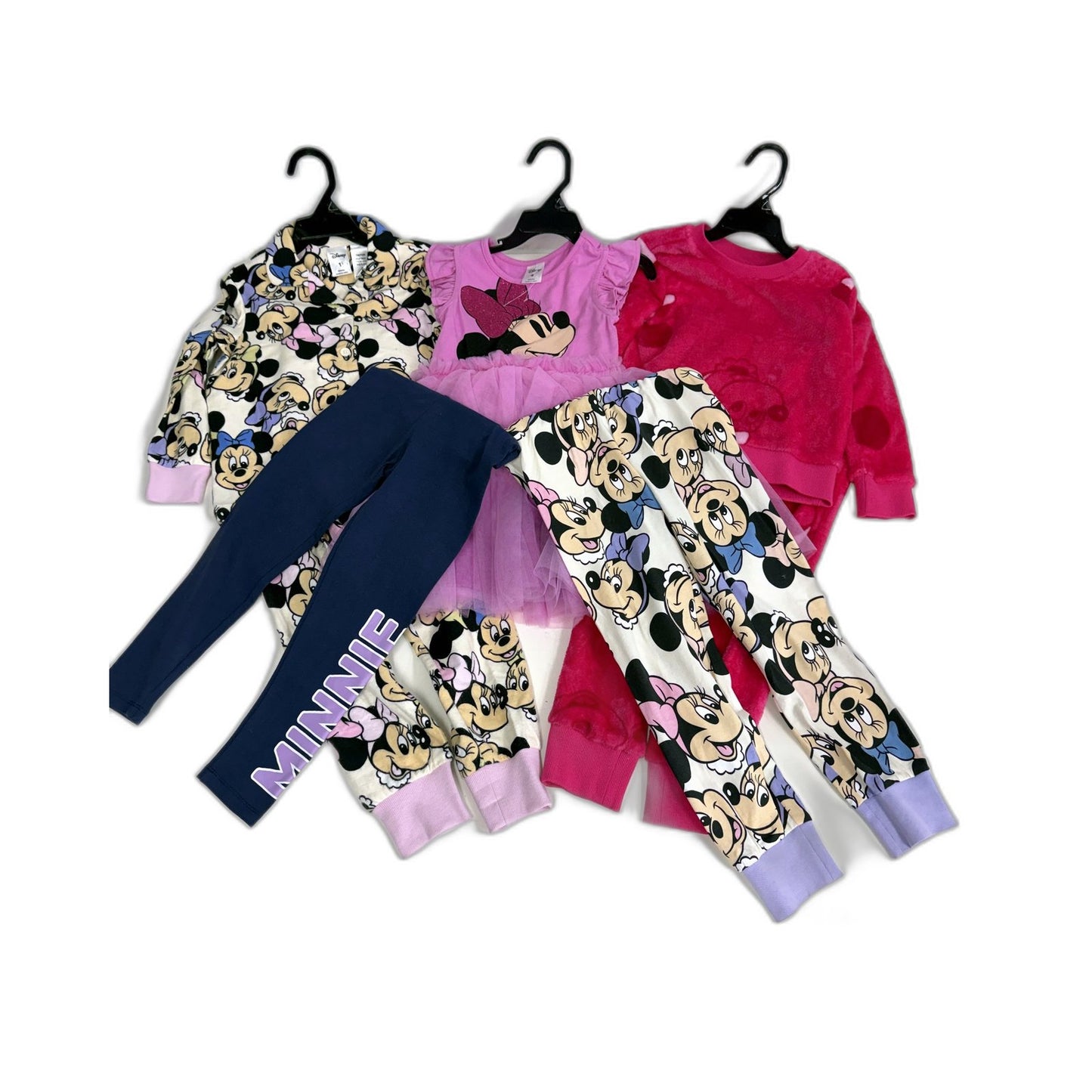Disney Girls Minnie Mouse Clothing Bundle in Multi Color & More Size 4 NEW