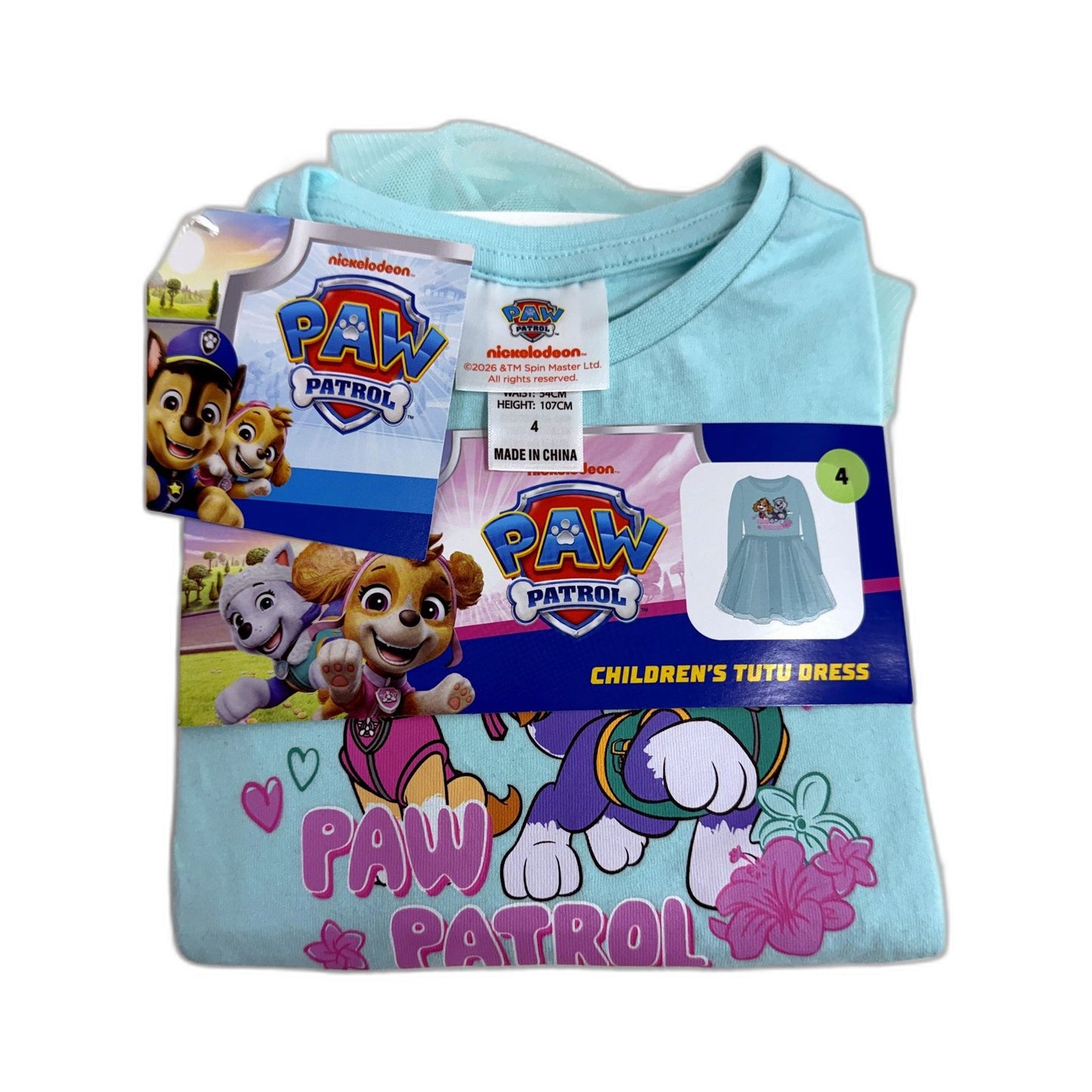 Bluey Girls Clothing Bundle: Dress, Top, Pants, Pajamas, Raincoat (Size 4) NEW