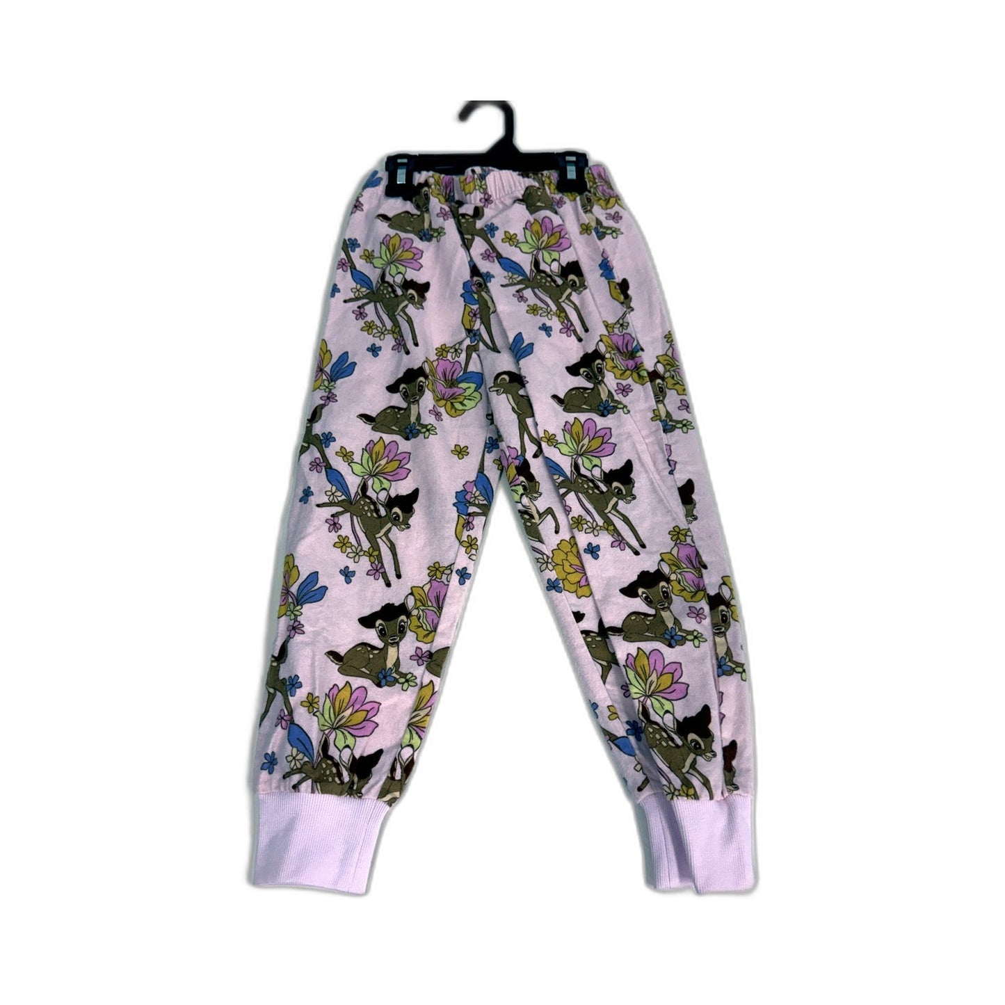 Disney Girls Floral Print Cotton Leggings Pants Bundle in Sizes 4 NEW