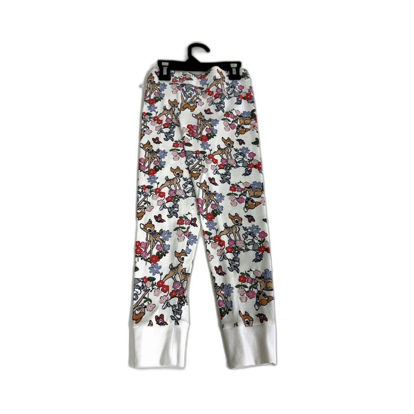Disney Girls Floral Print Cotton Leggings Pants Bundle in Sizes 4 NEW