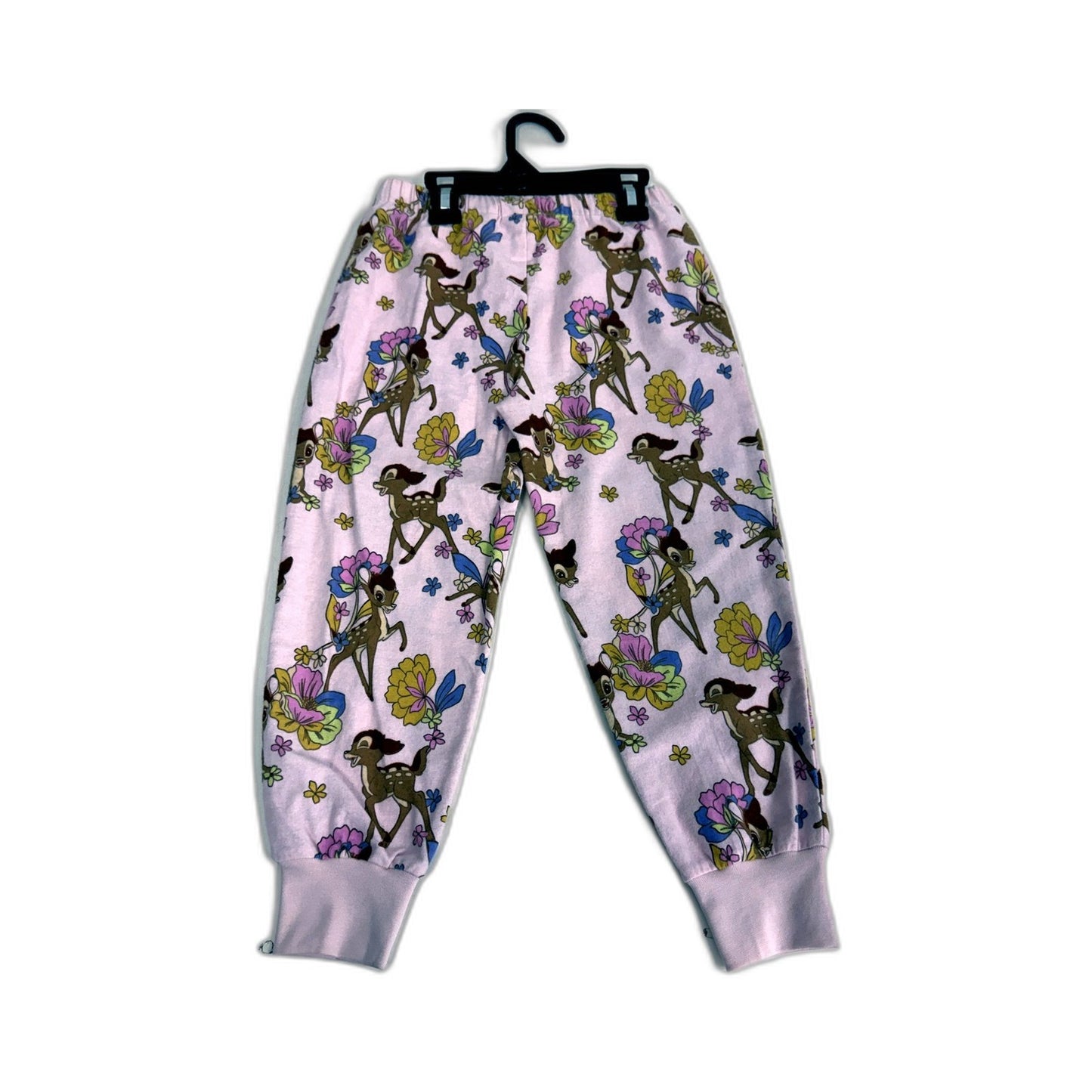 Disney Girls Floral Print Cotton Leggings Pants Bundle in Sizes 4 NEW