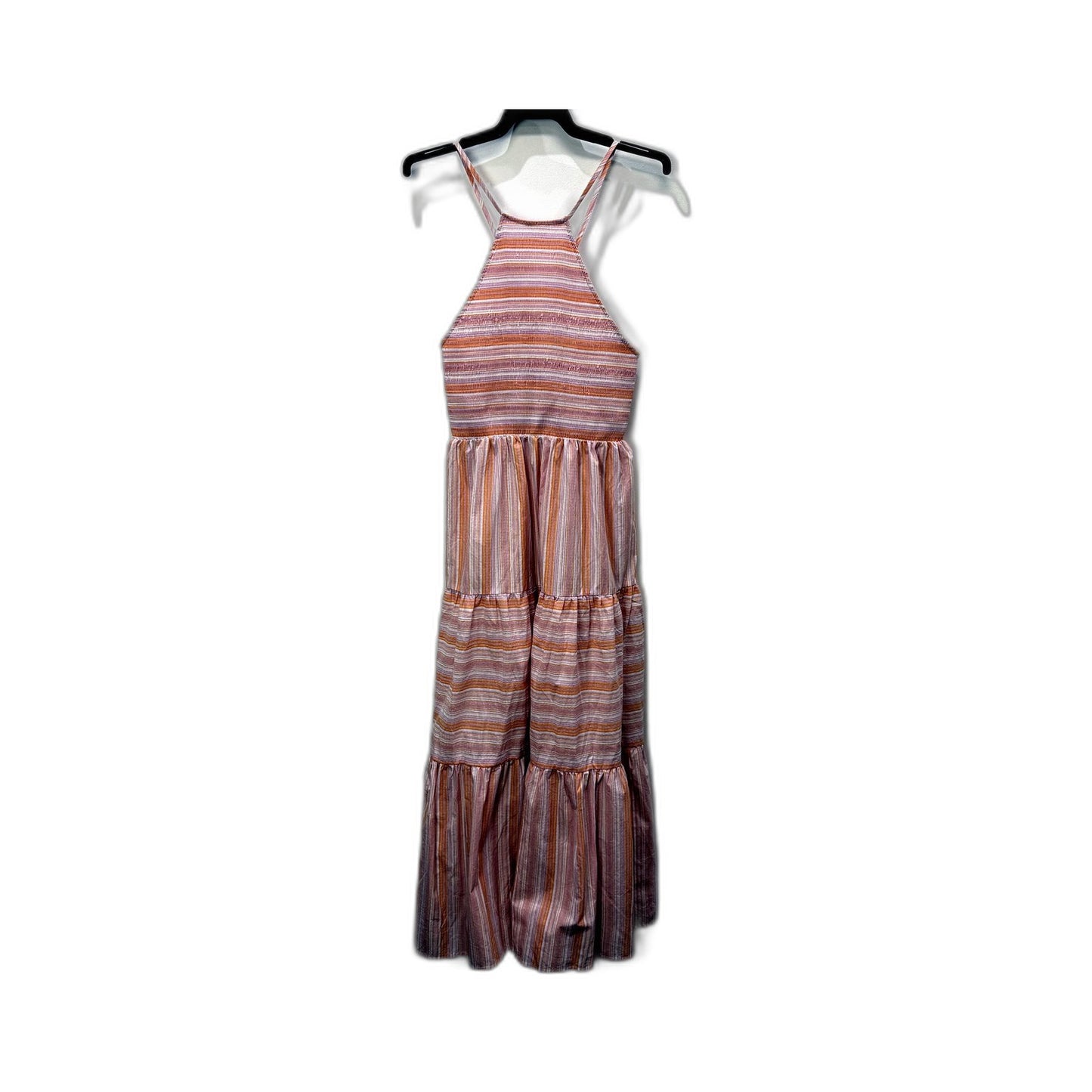 Petal + Pup Womens Spaghetti Cross Strapped Maxi Dress Multi Color Size 16