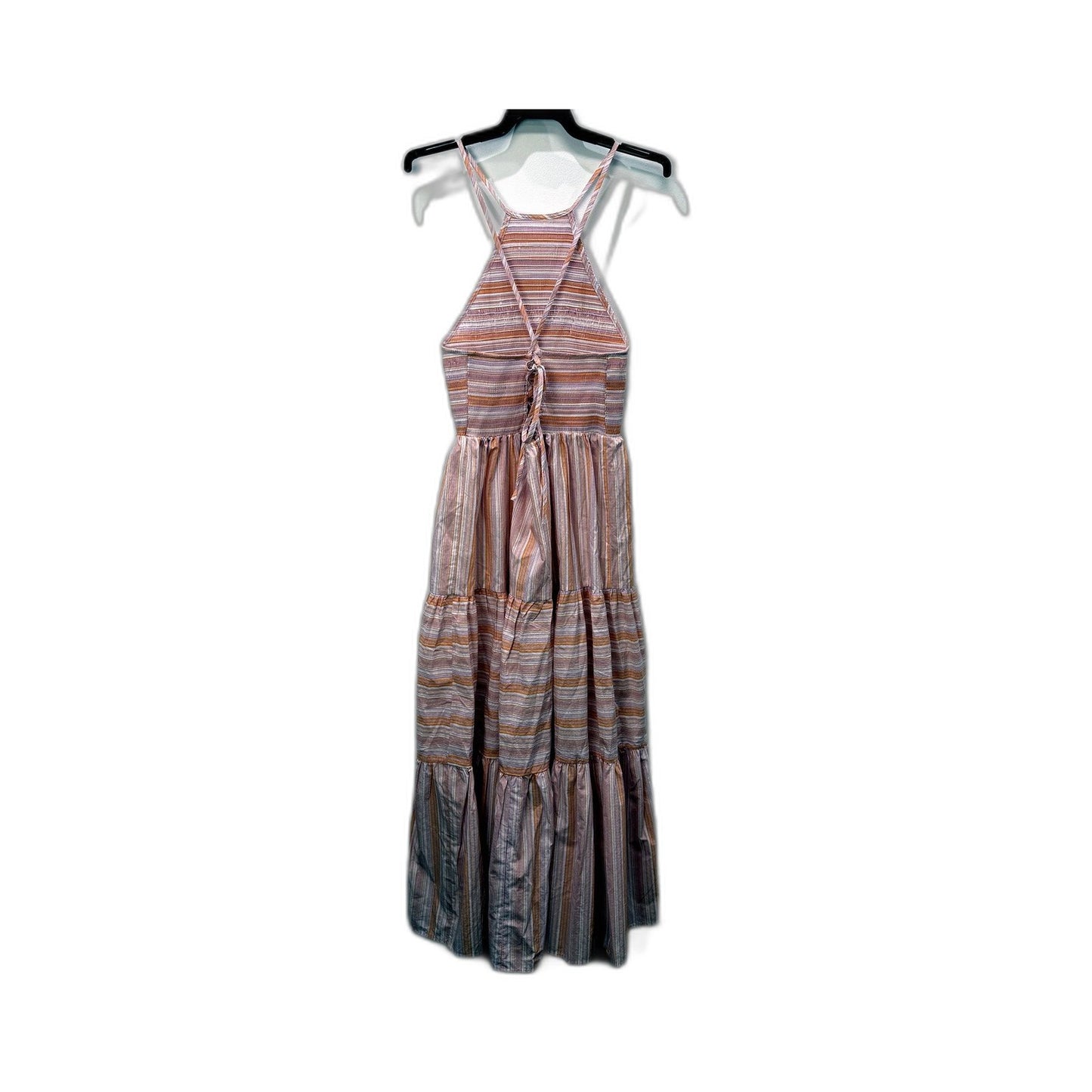 Petal + Pup Womens Spaghetti Cross Strapped Maxi Dress Multi Color Size 16
