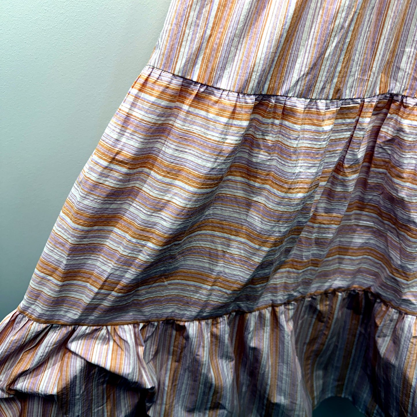 Petal + Pup Womens Spaghetti Cross Strapped Maxi Dress Multi Color Size 16
