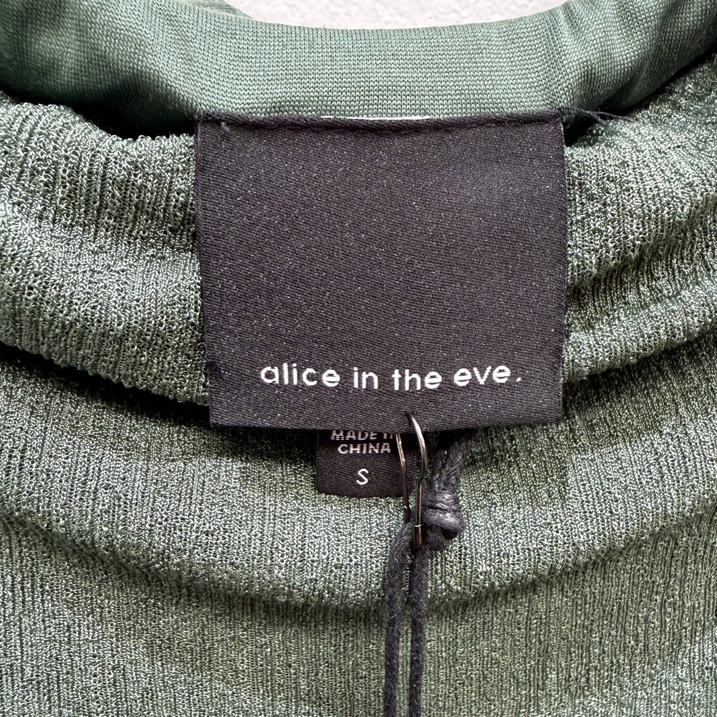 Alice in the eve Womens Seamless Tube Dress Green, Size S NEW