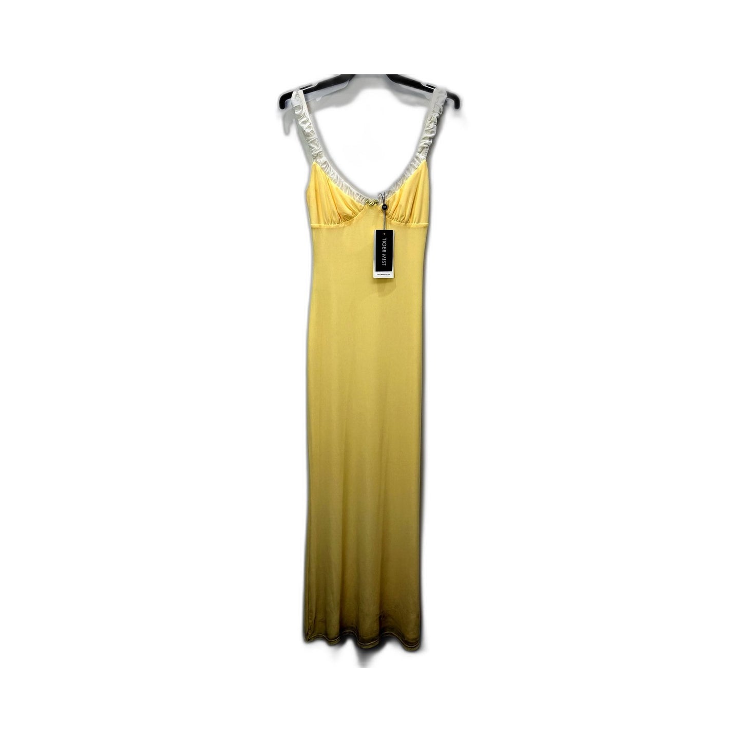 Tiger Mist Womens Lemon Maxi Dress Casual Feminine Flowy Midi Gown Size XS NEW