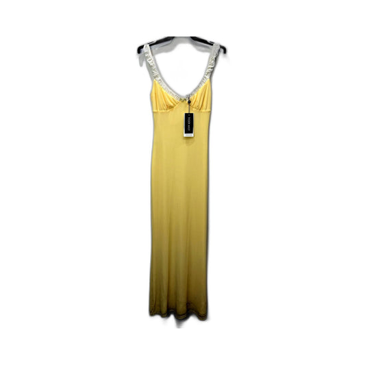 Tiger Mist Womens Lemon Maxi Dress Casual Feminine Flowy Midi Gown Size XS NEW