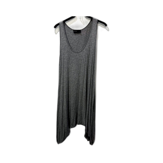 Comma Womens Asymmetrical Pullover Dress Sleeveless Gray Size 3