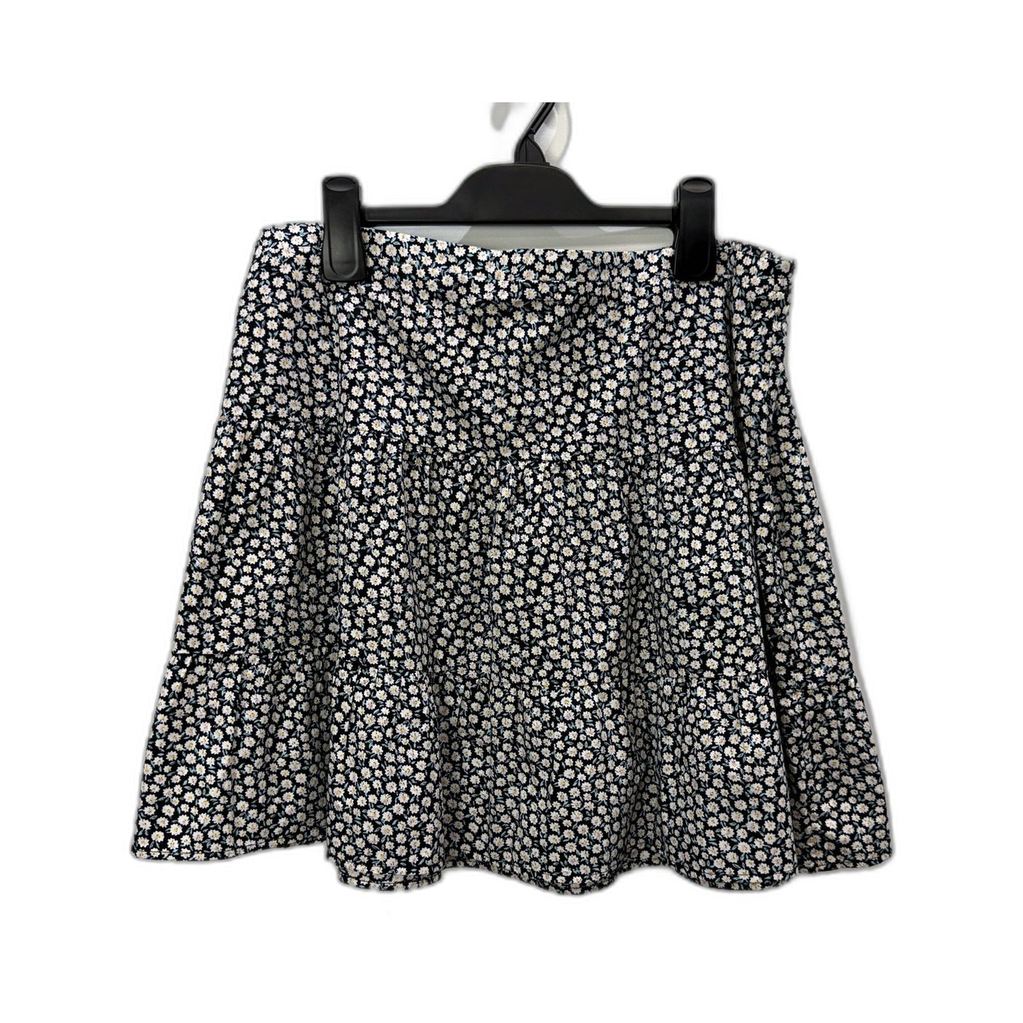 Nunui Womens Floral Mini Skirt Elastic Waist Casual Summer Cotton Multi Color