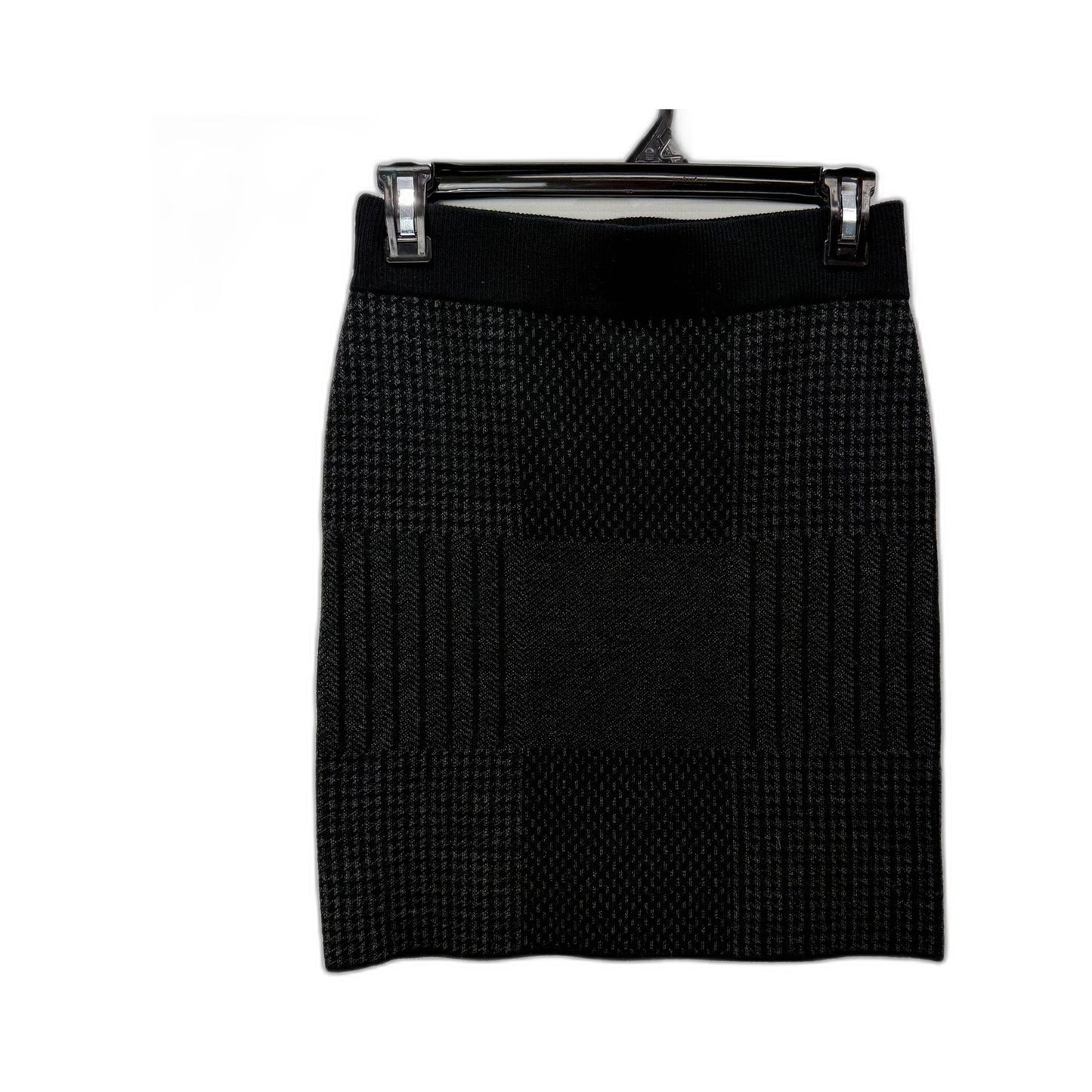 Seed Heritage Womens Straight Mini Skirt in Black - Lightweight Acrylic XS
