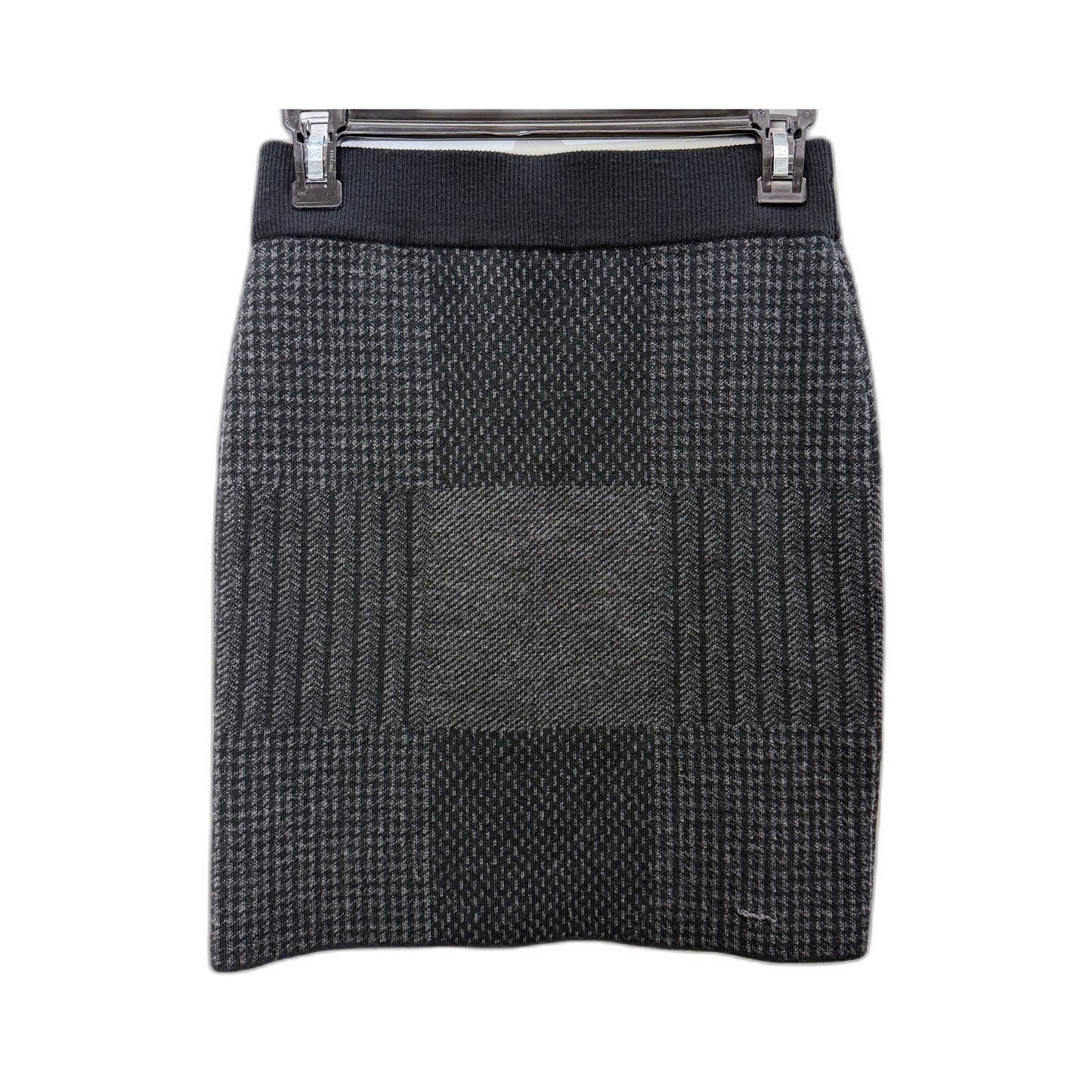 Seed Heritage Womens Straight Mini Skirt in Black - Lightweight Acrylic XS