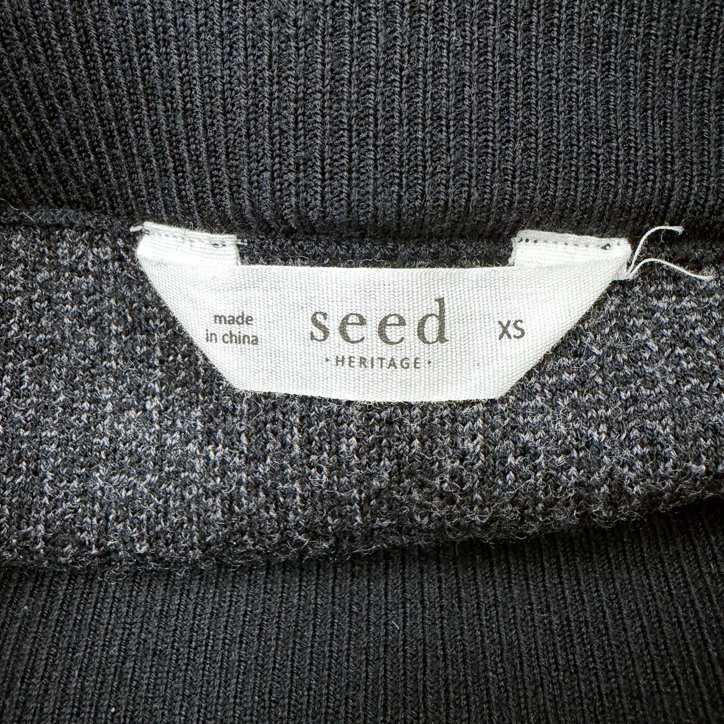 Seed Heritage Womens Straight Mini Skirt in Black - Lightweight Acrylic XS
